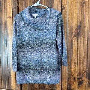 Dress Barn Multi Color Cowl Neck Sweater